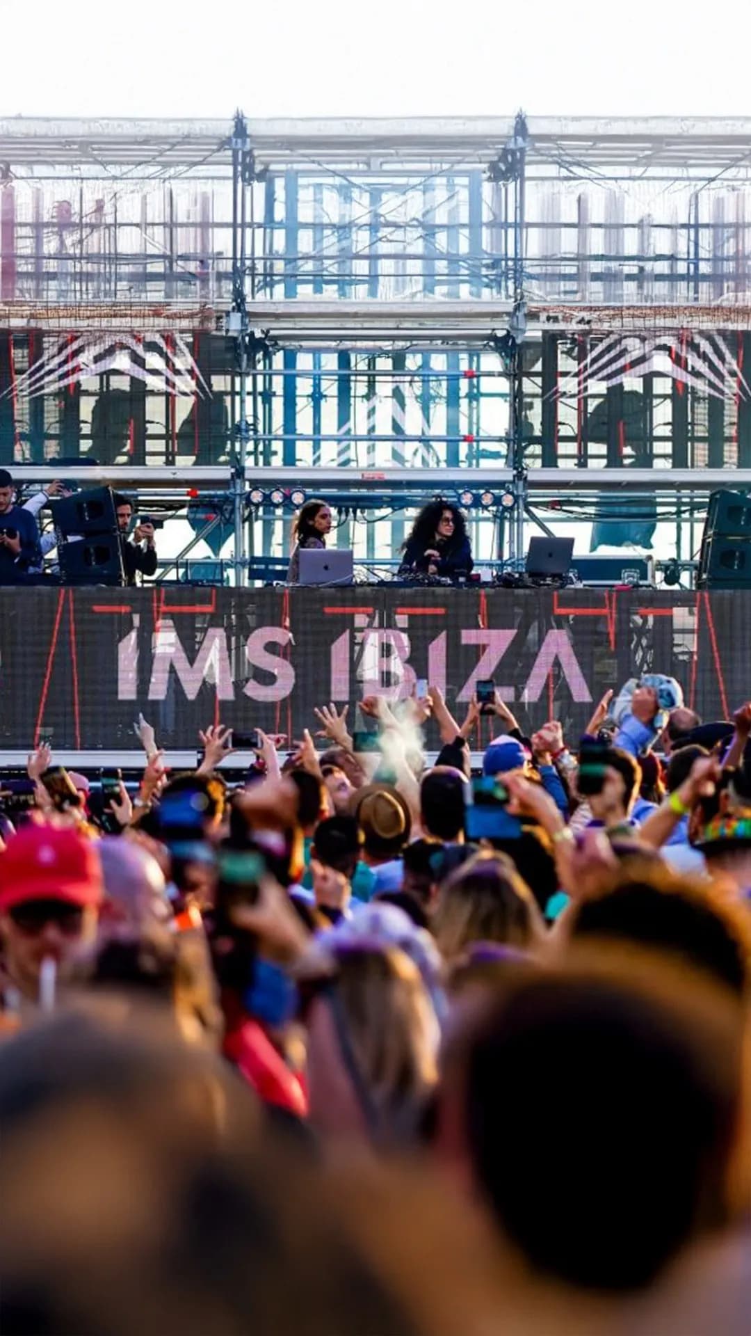 IMS Dalt Vila crowd surges for IMS Ibiza 2026 finale. House lovers unite in the iconic fortress, raw energy pulsing through ancient walls. Unforgettable day vibes.