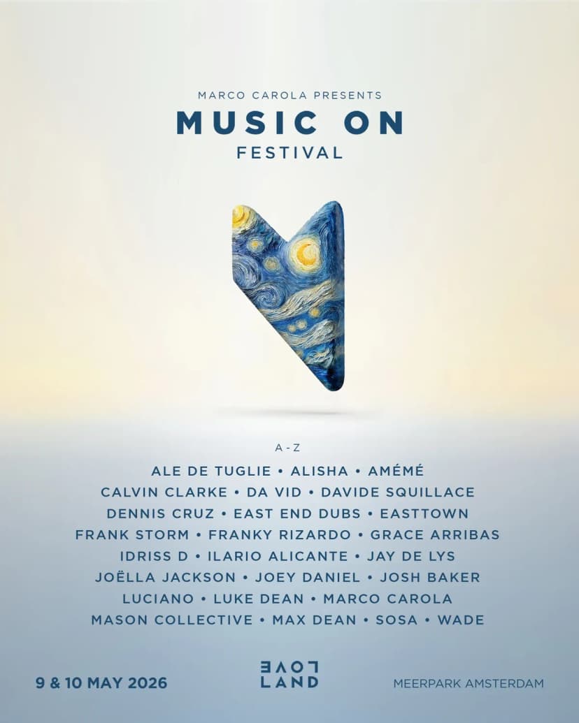 Music On Festival 2026 Brings House Energy to Amsterdam