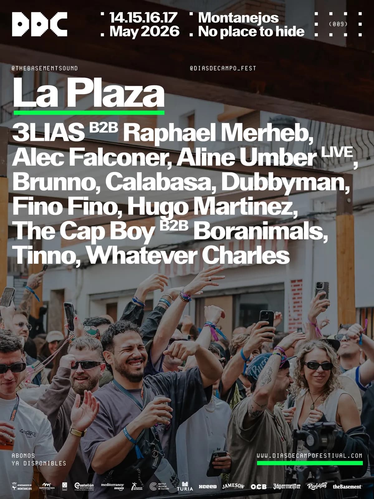 Small square, big energy. La Plaza is where the crowd and the groove become one. Be there or be left out.