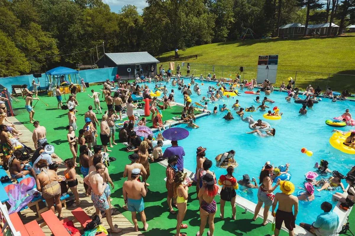 200 acres woods warp. Lake house echo chamber. Lost in trees chasing beats then found at 4am marbles. Ramblewood camp fever May 15-17.