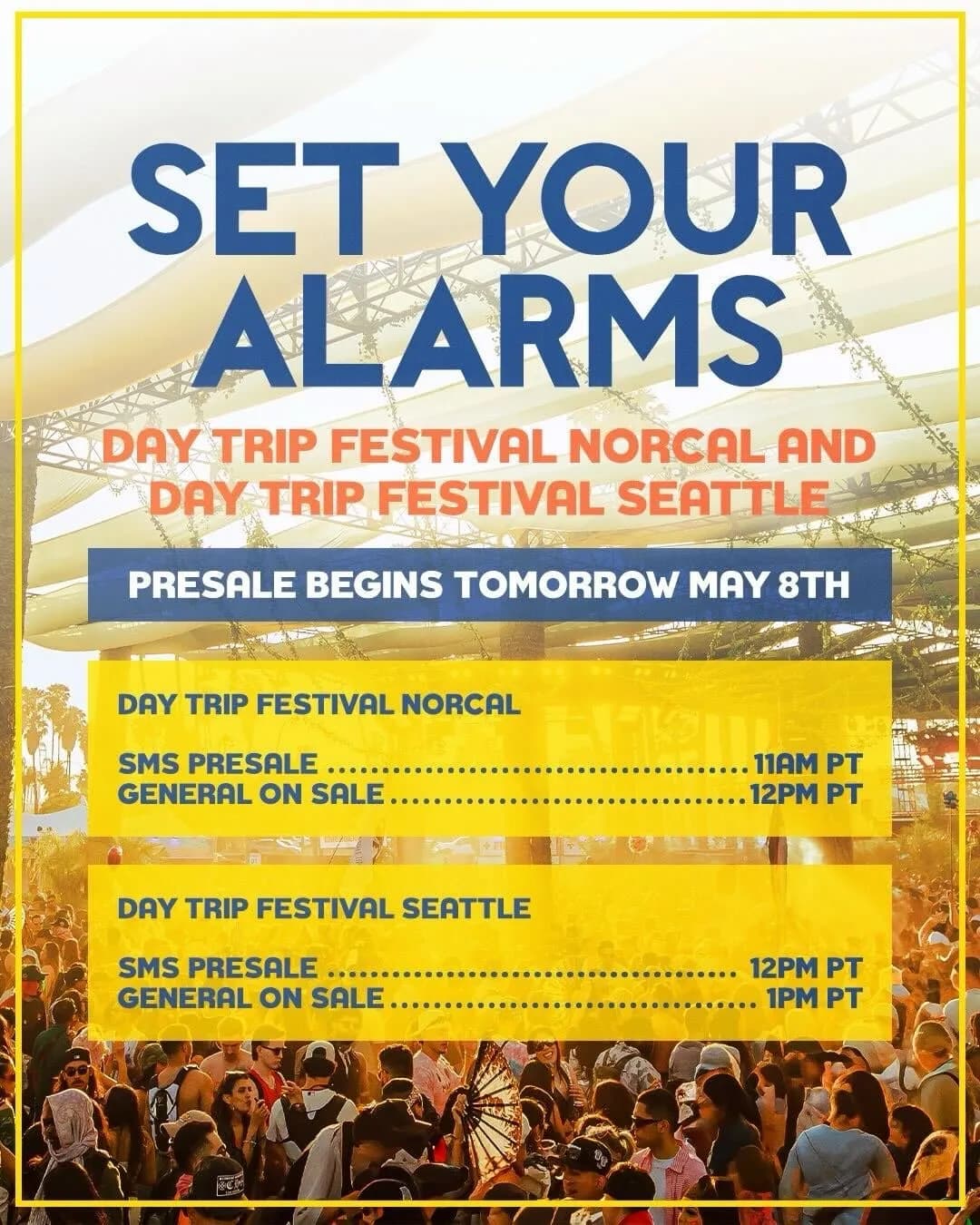 Presale is live. Day Trip Festival is coming to San Jose this October and you do not want to be the person who finds out it sold out. Go get your tickets now
