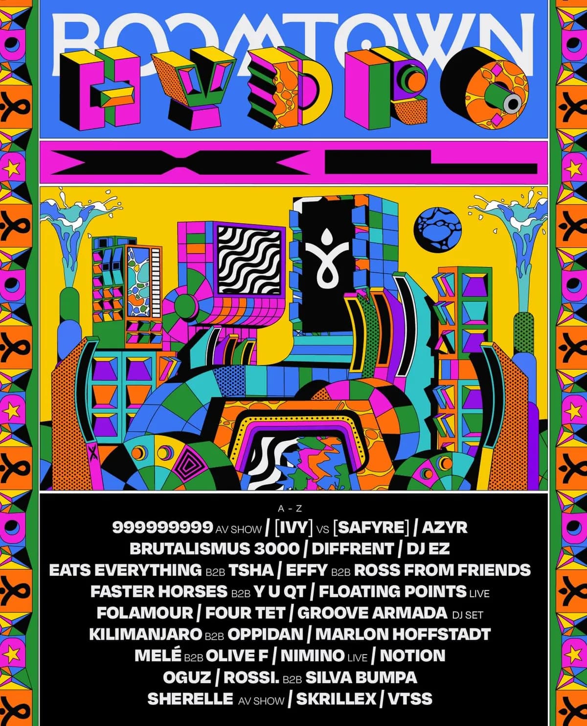 Boomtown just leveled up with Four Tet, Skrillex, and Floating Points live on the world’s first hydrogen powered main stage.