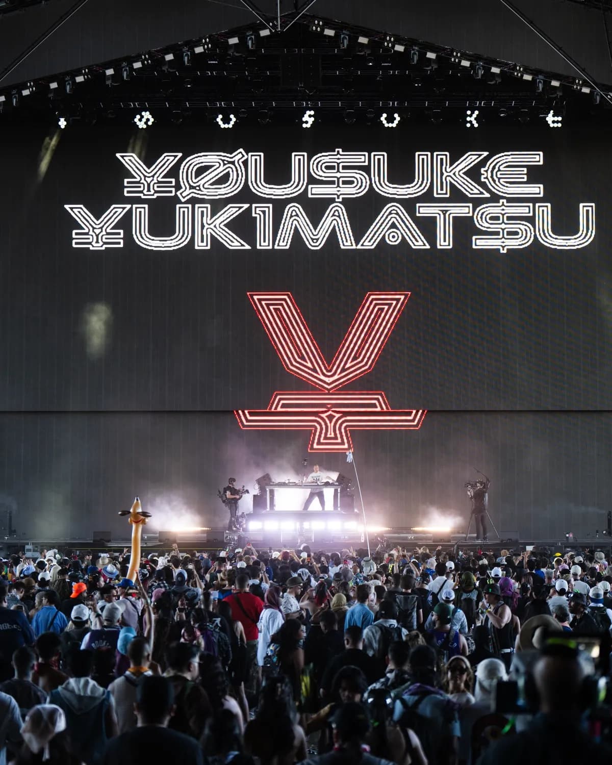 Yousuke Yukimatsu at Coachella 2026. From underground parties in Osaka to one of the biggest festival stages on the planet.