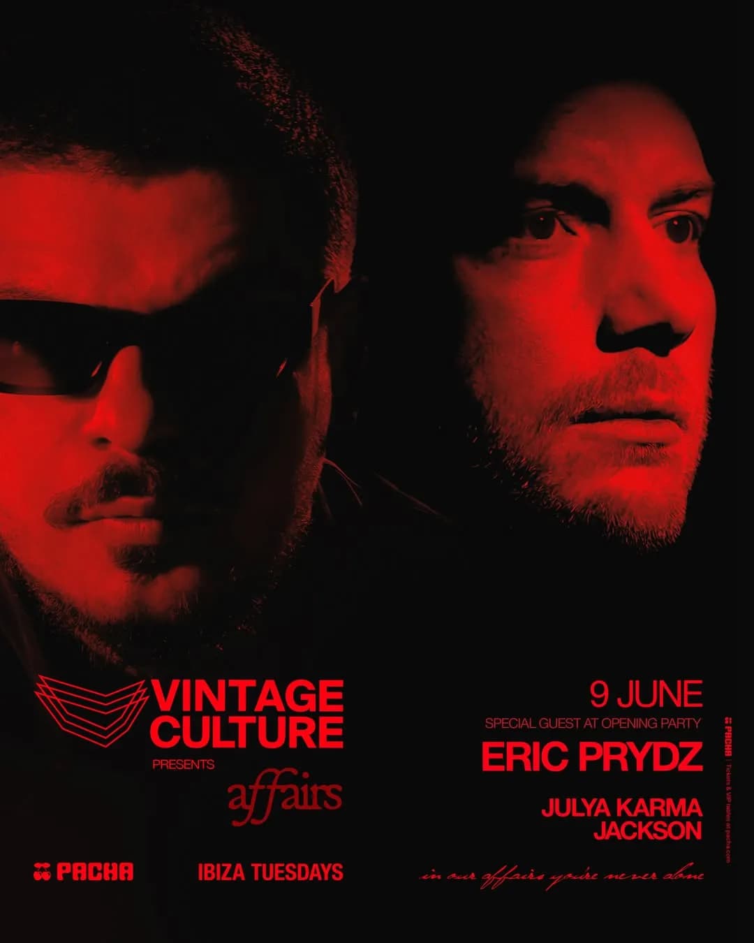 Vintage Culture brings Affairs to Pacha Ibiza across four Tuesdays in June 2026