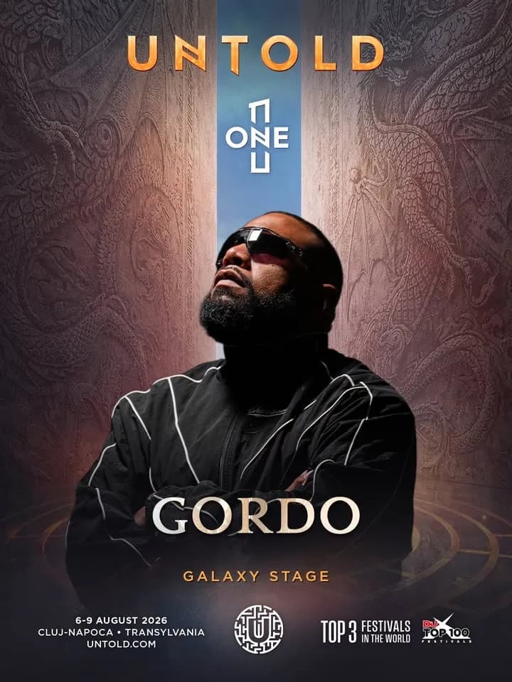 GORDO confirmed for Untold 2026 and the lineup just got a whole lot better.