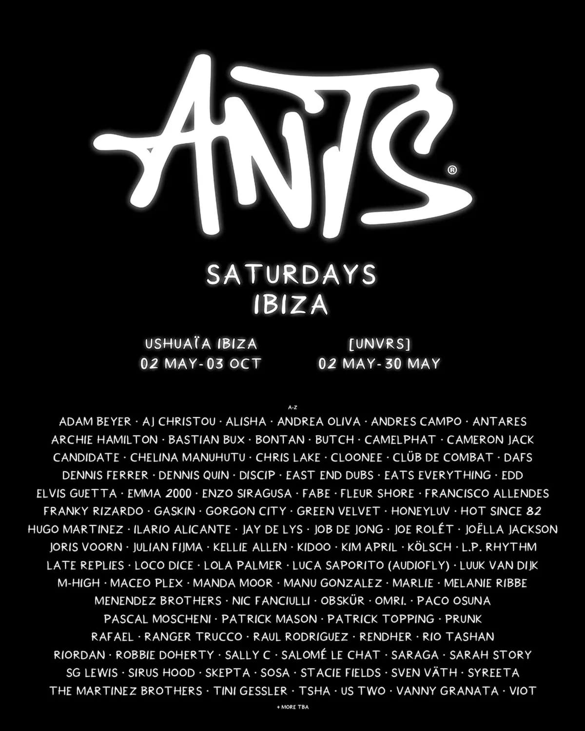 b2b szn is HERE 🐜 Francisco Allendes b2b AJ Christou ANTS Opening Party on May 30