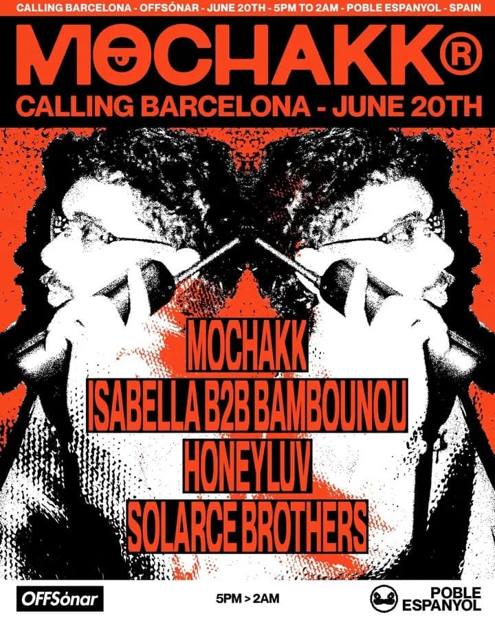 Mochakk Calling. OFFSónar. Plaza Mayor. June 20.