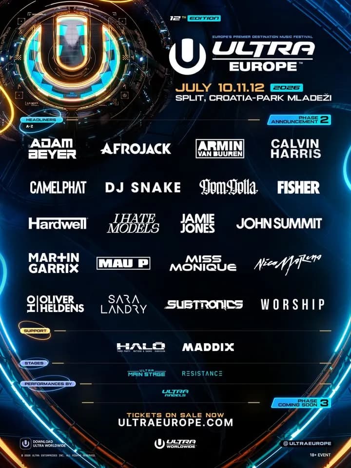 The Phase 1 and 2 lineup combined. And there are still more names coming.
