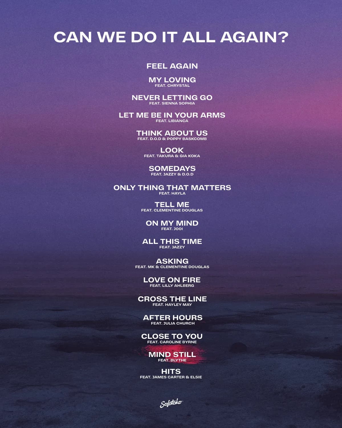 Sonny Fodera. Sixth album. June 12. Five years in the making