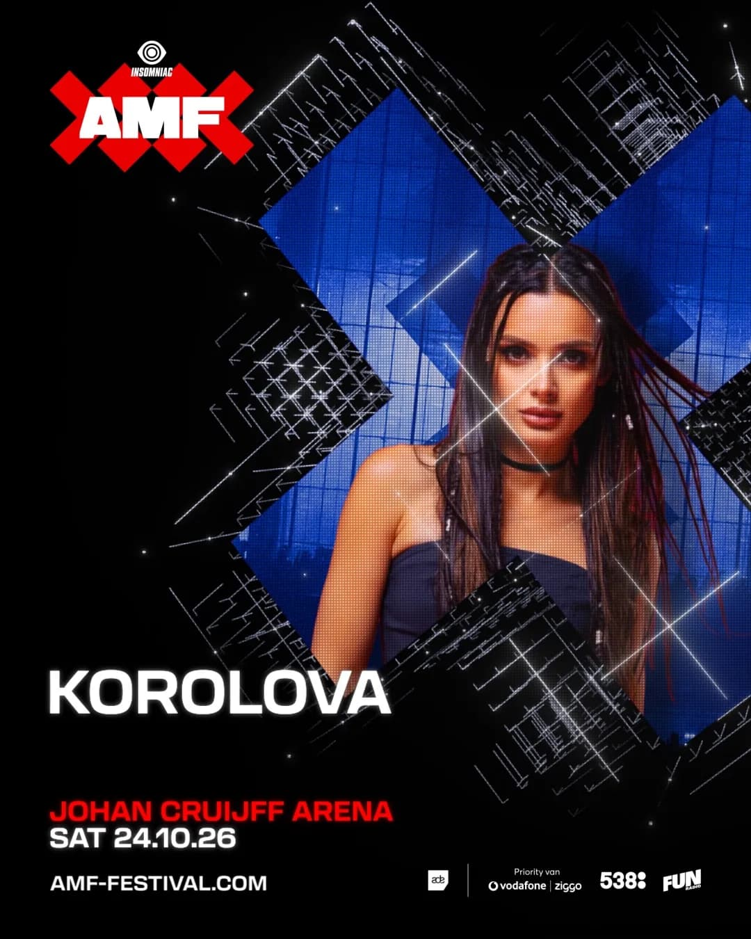 From sunset sets to a packed stadium. Korolova’s AMF debut is going to be unforgettable.