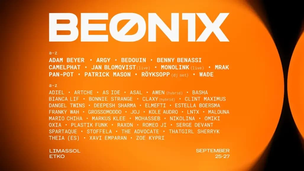 BEONIX 2026 Just Made Cyprus The Festival Destination