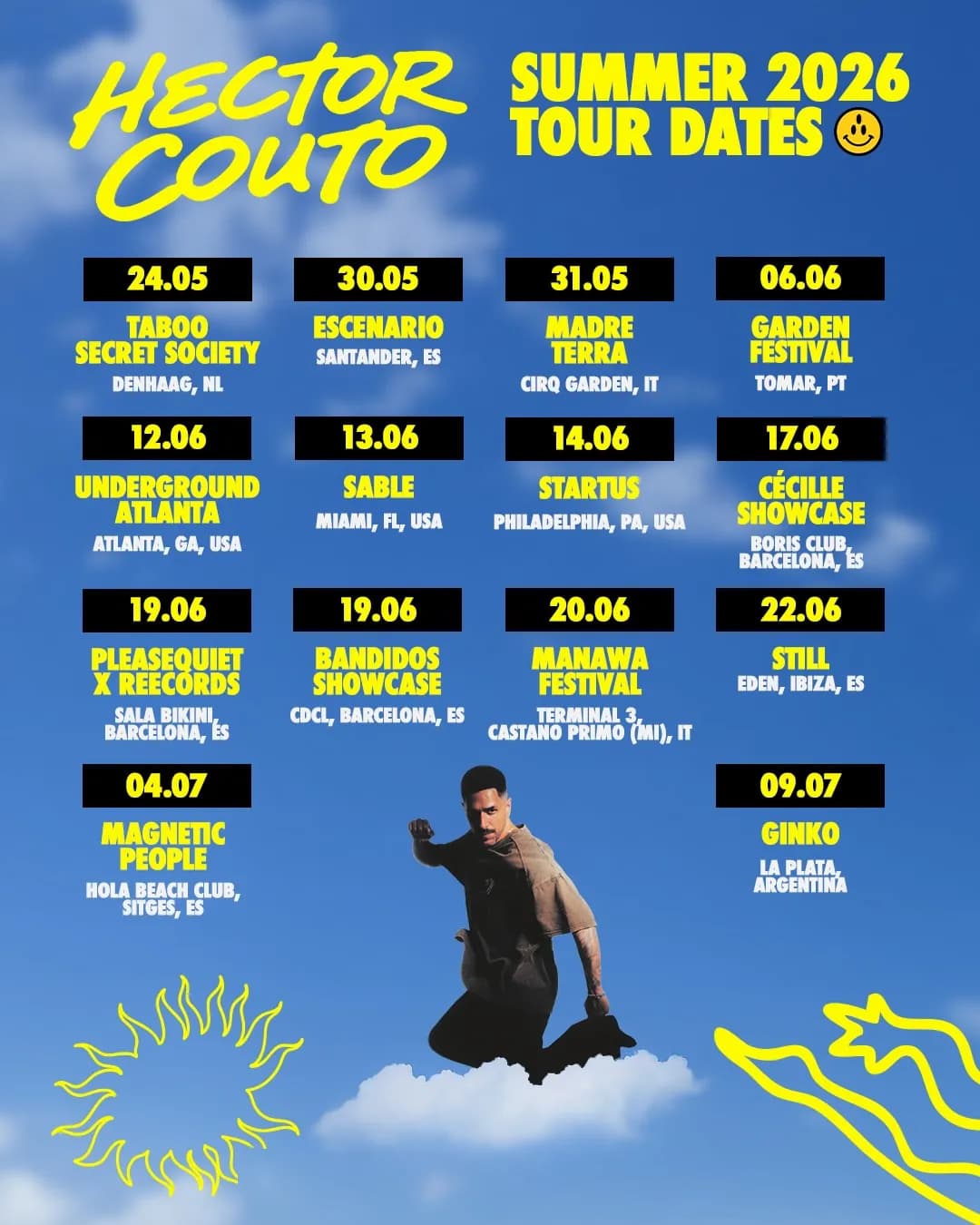 The full summer 2026 schedule. find your date. get your ticket.