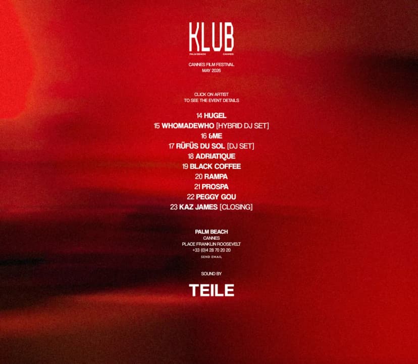 Cannes Film Festival 2026: House Music Takes Over the Riviera 