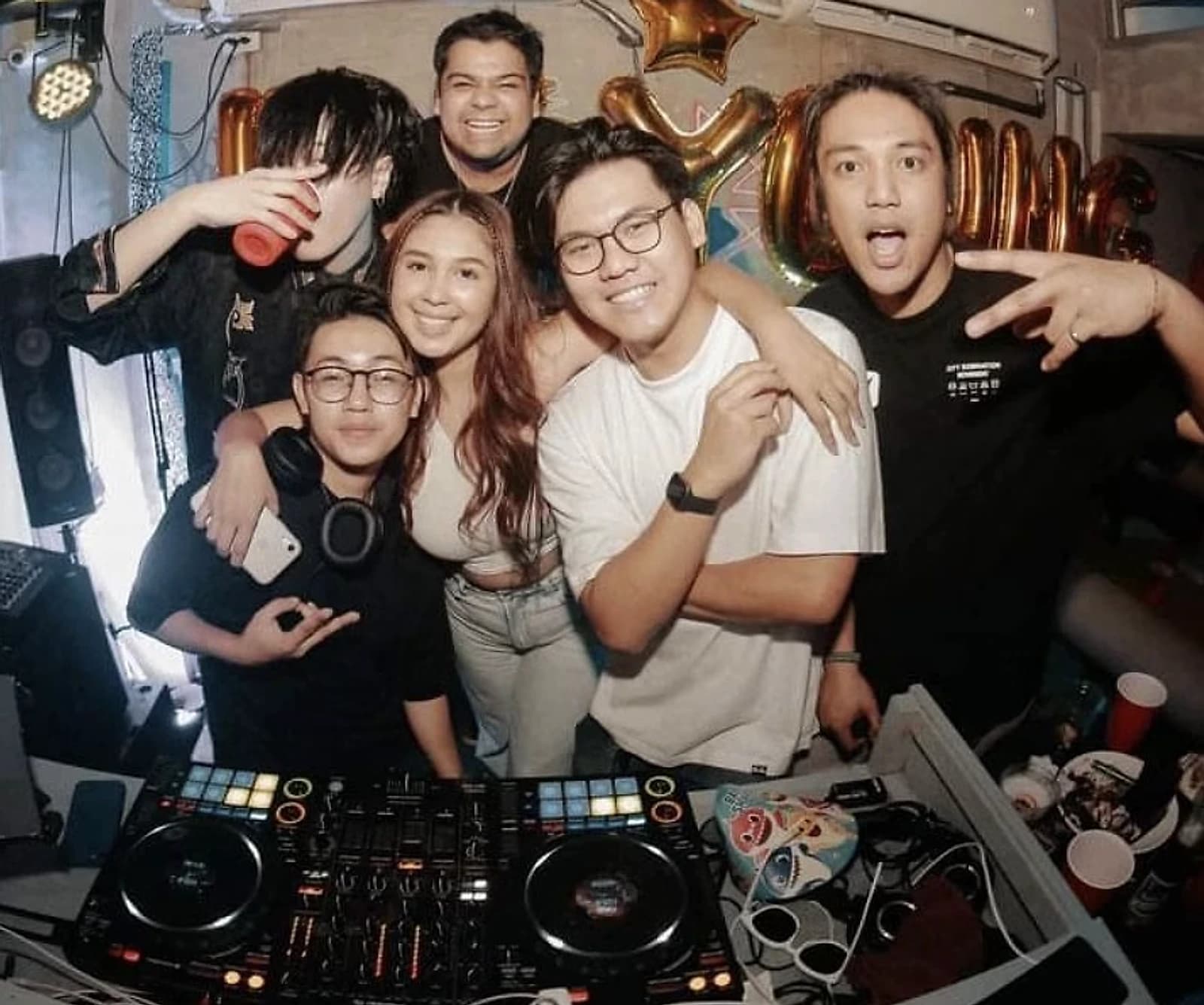 Cloud Nyt's DJs and MCs after a residency set in Iloilo City.