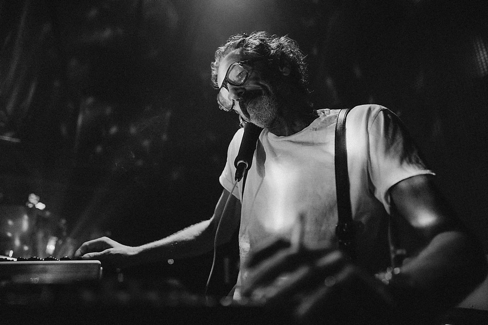 A DJ set at Klymax. The club's booth usually belongs to its Indonesian residents; on September 26 it hosted Dekmantel's touring lineup instead.