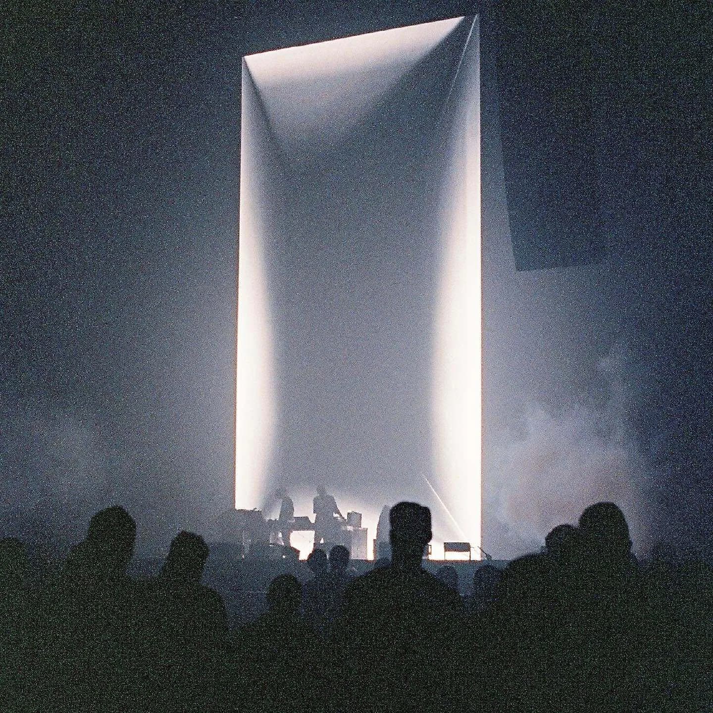 A past DIAGE edition: the festival pairs giant LED installations with the music rather than treating visuals as a backdrop.