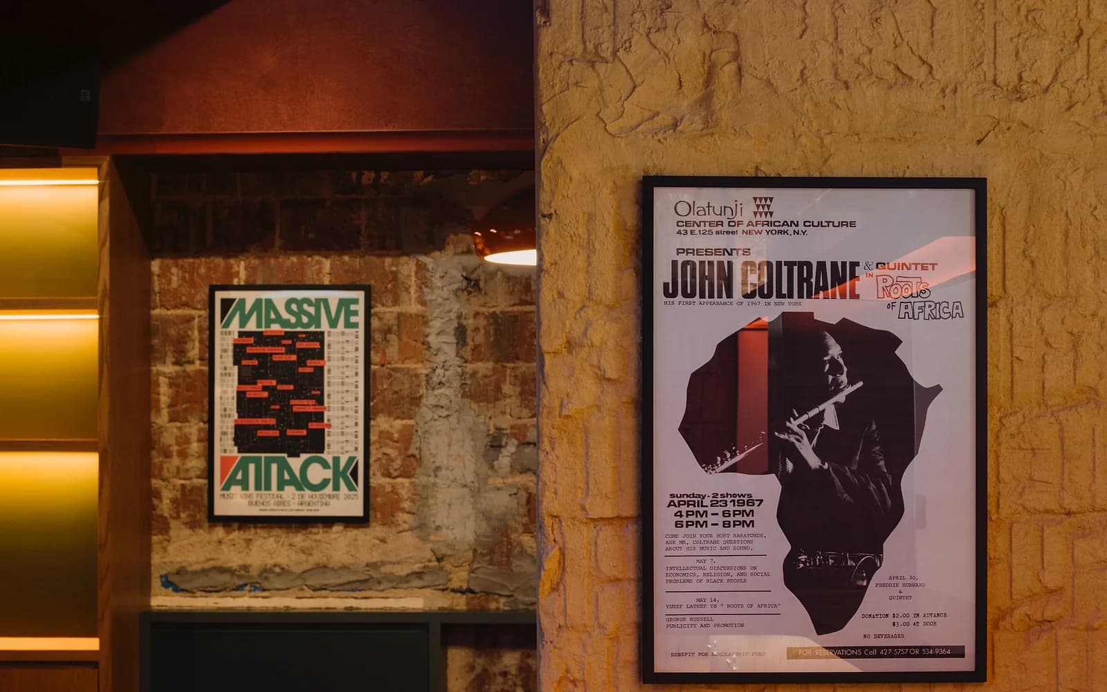 The back nook at Earworm, one of the venue's three zones.