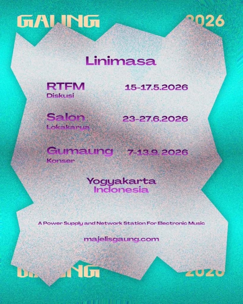 GAUNG's official 2026 timeline: RTFM in May, Salon in June, Gumaung running September 7 to 13.