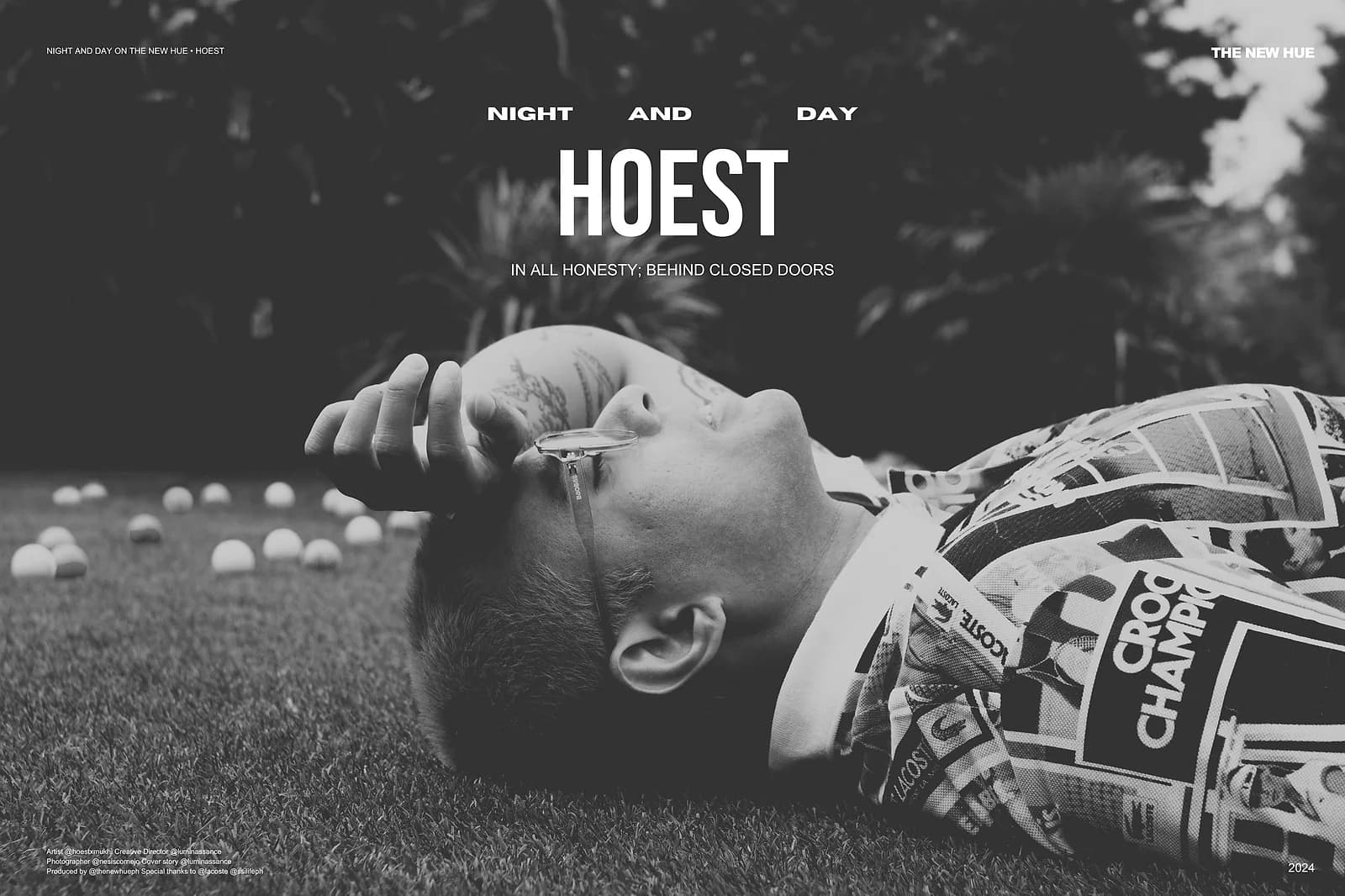 HOEST, photographed for The New Hue PH's 'Night and Day' feature.
