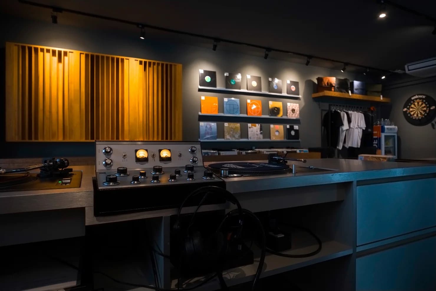 More Rice Records' Bangkok store and label HQ, where the shelves are sorted by the same ear that runs the label.