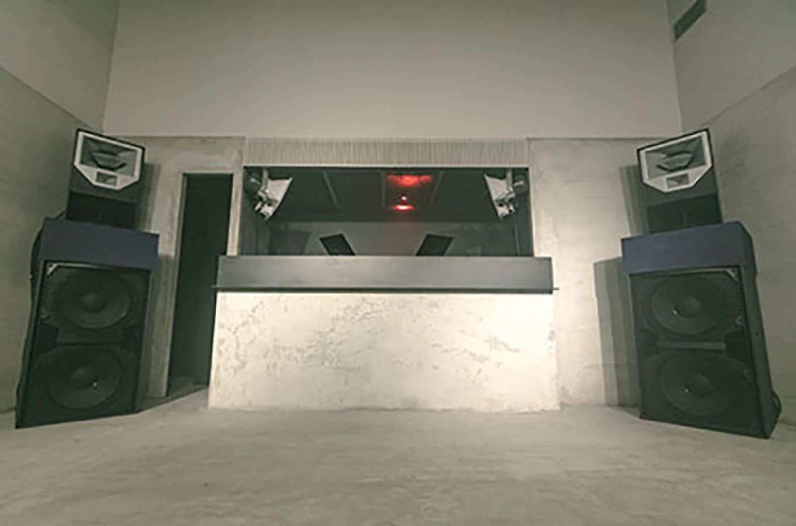 Pawnshop's main room, built around a Funktion-One rig, photographed during opening week.