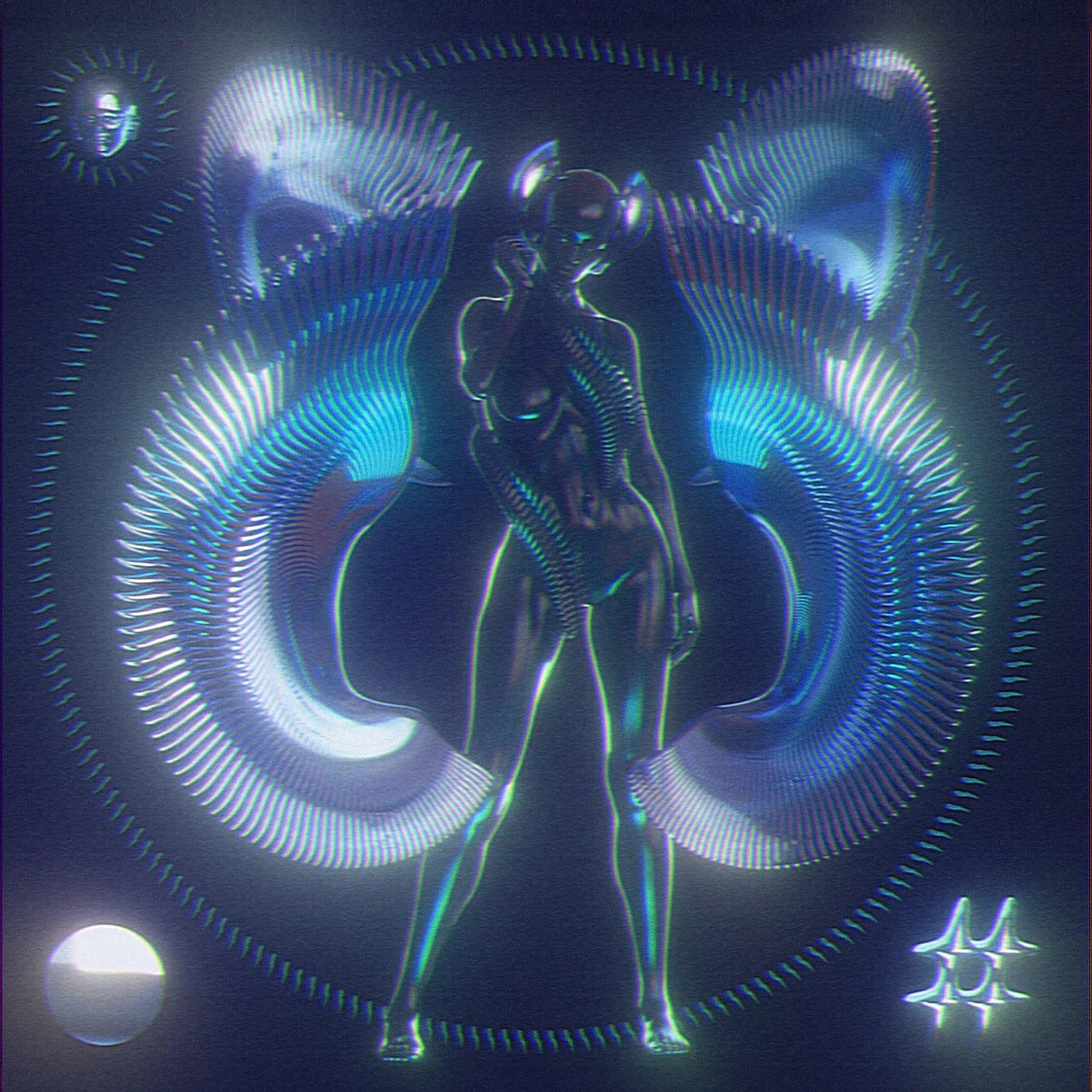 Artwork for Tigerhead's Bpitch Control debut single, 'Please Remain Calm.'