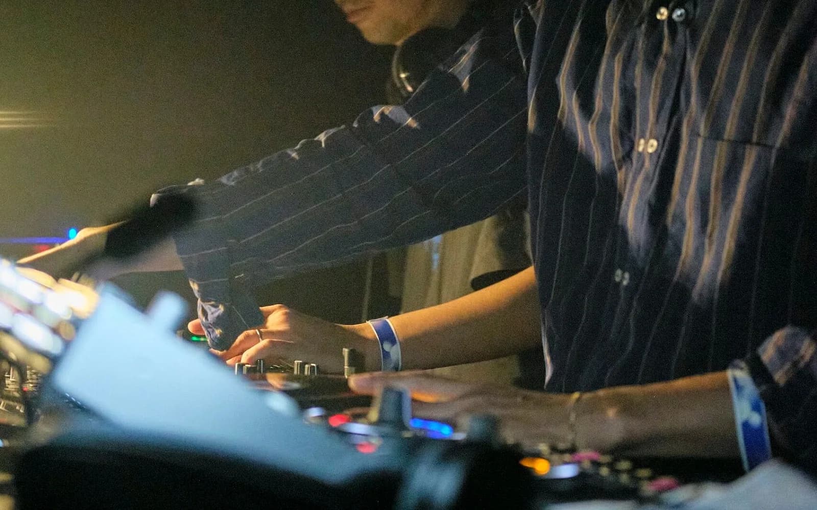 Behind the decks at WOMB, home to the Session techno night for 25 years.