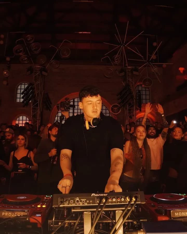 Toman holding down the Amsterdam sound on the Amp Stage at DGTL Amsterdam 2026, Sunday evening at 19:00