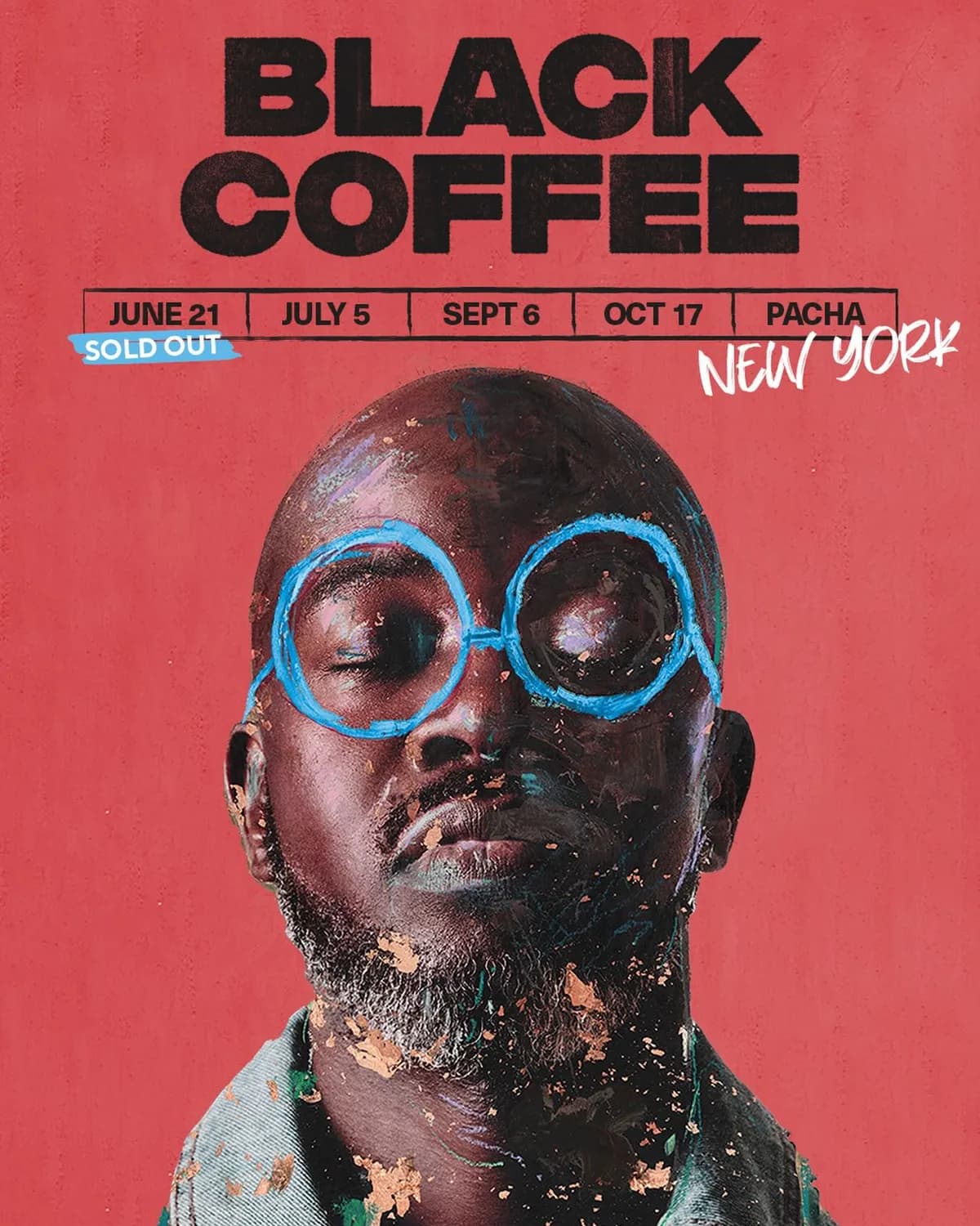 His only US date all summer and he gave it to Pacha New York. Black Coffee on June 21 is not one to miss.