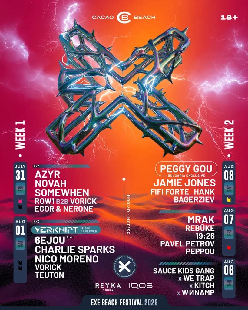 EXE Beach Festival 2026 Just Made The Bulgarian Black Sea Coast The Place To Be This Summer