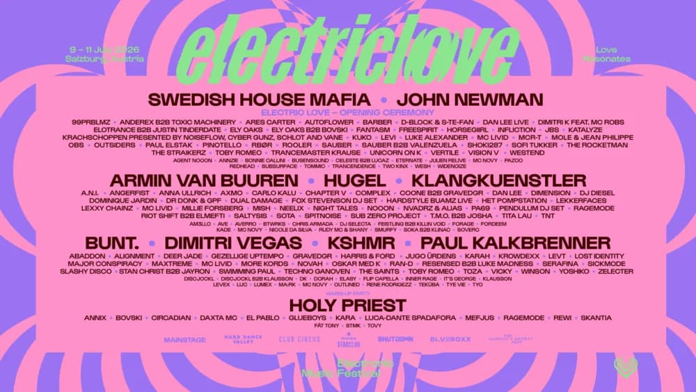 Electric Love Festival 2026 Has A House Music Story To Tell