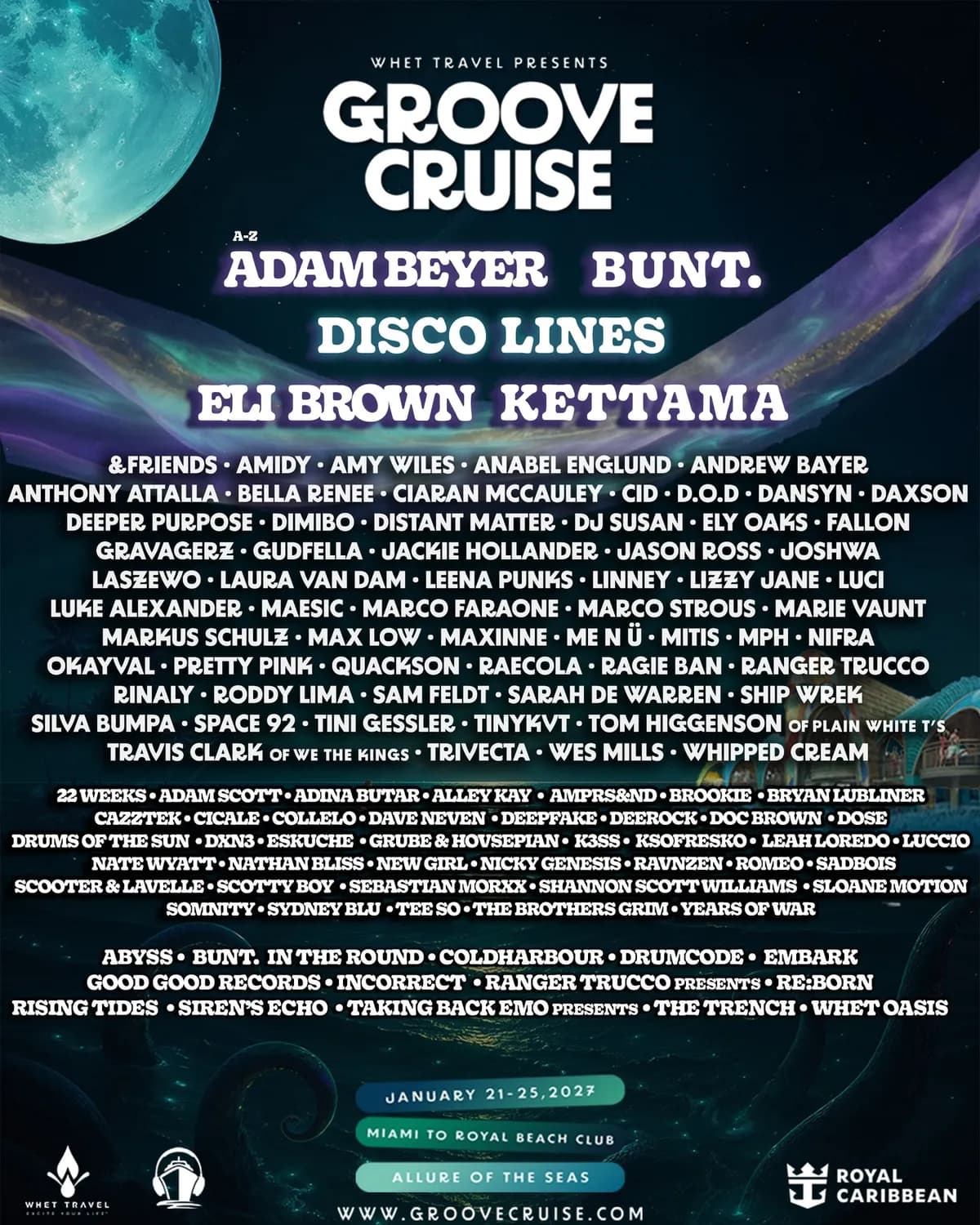 She finished Ibiza and booked a cruise. Groove cruise 2027 get ready!