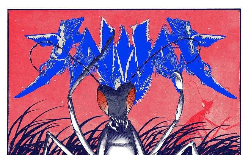 The Anti.Trust logotype on the cover art for TamaT's 'Dari Kami Yang Kalian Sia-Siakan,' released on the label in December 2023, three months after the project played Jakarta's Pestapora festival.