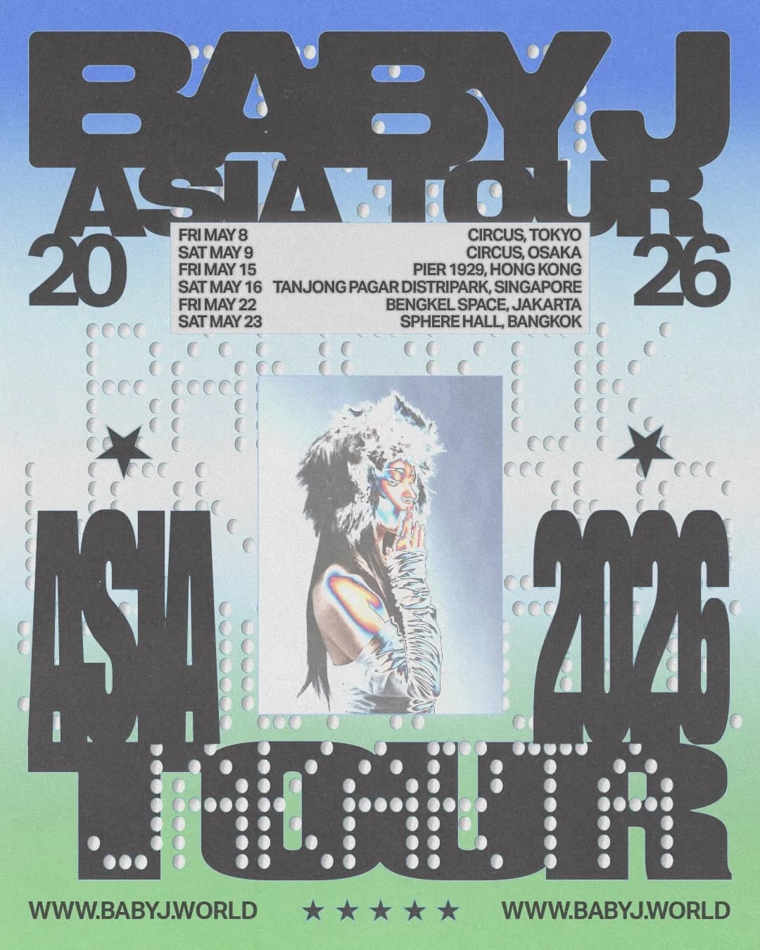 Article cover: Baby J Confirms Bangkok Stop at Sphere Hall This May 23