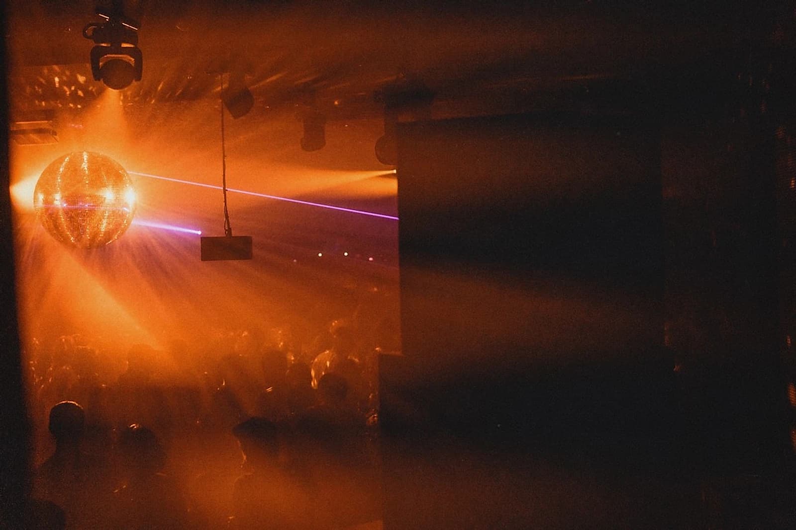 Klymax Discotheque's dancefloor, built into the basement of Potato Head Beach Club in Seminyak.