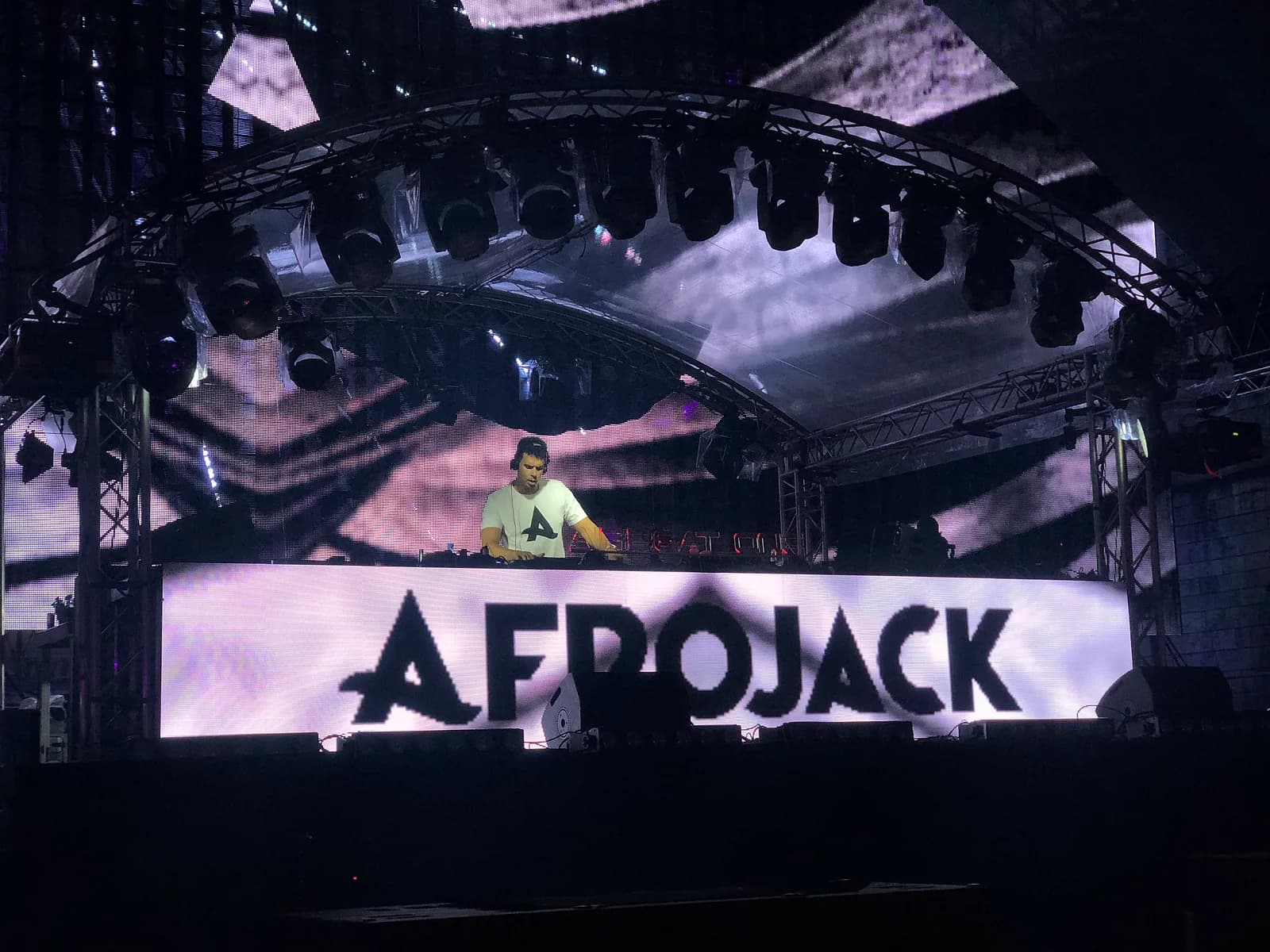 Afrojack, one of fourteen names added to DWP 2026's bill, playing Germany's Airbeat One Festival in 2018.