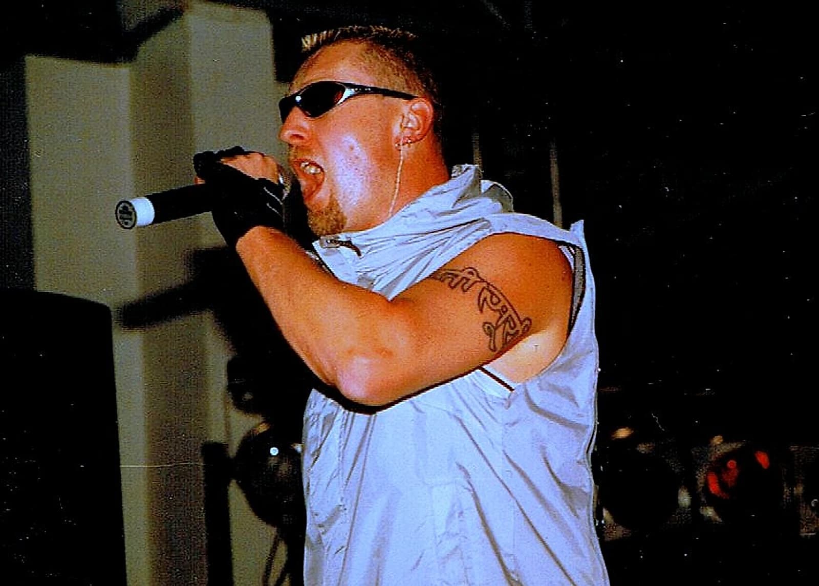 Front 242 performing live at Werk II in Leipzig, 2007. The Belgian group coined the term 'electronic body music' with their 1984 EP No Comment.