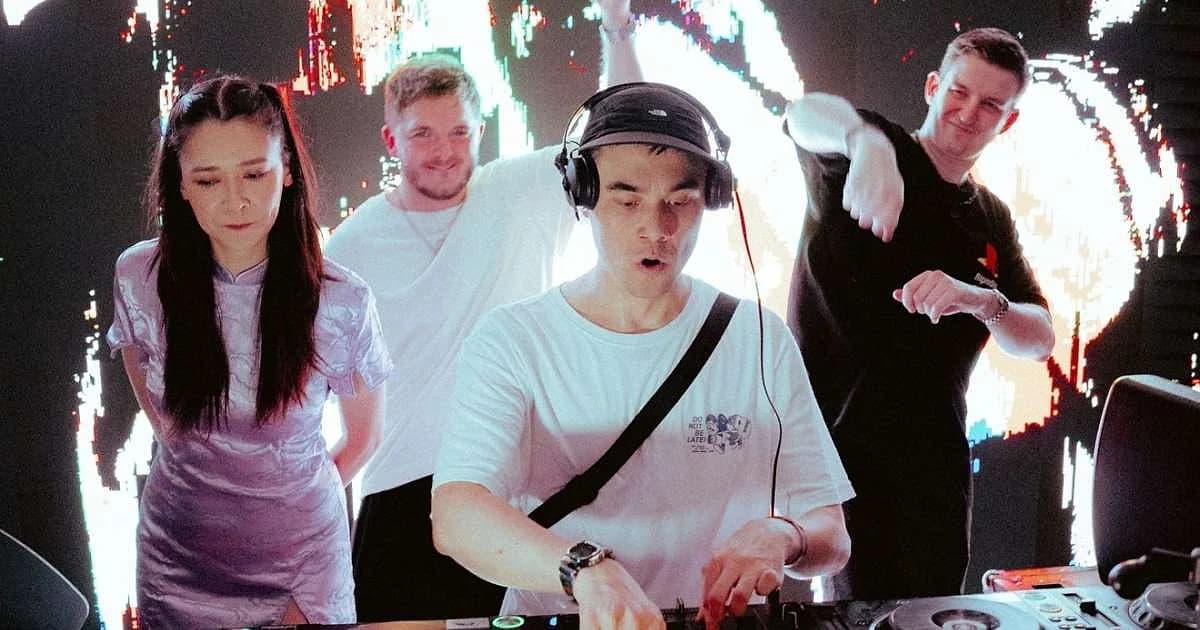 Feed the Dragon's crew behind the decks at a past Hong Kong session.