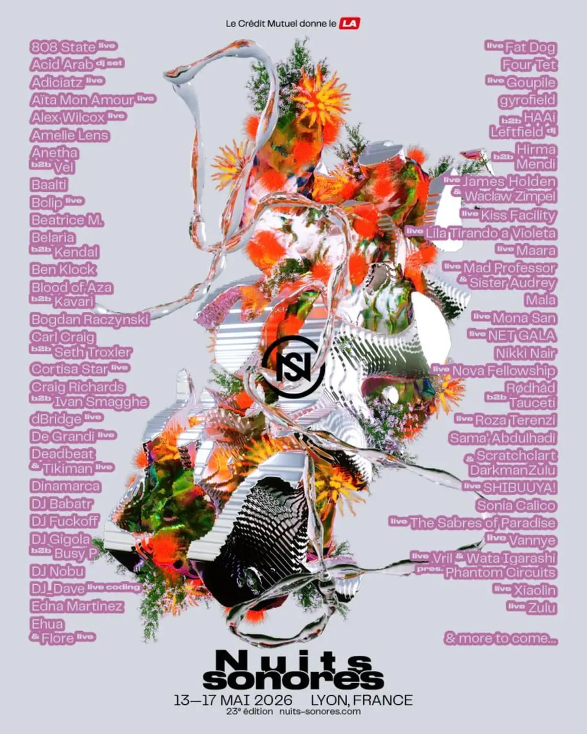 Nuits sonores 2026 à Lyon : programme du festival, concerts