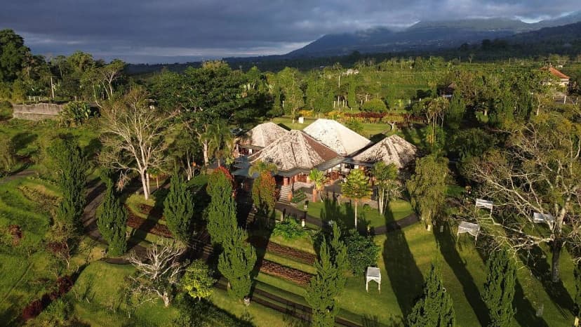 KAJE Bali Skips the Beach Clubs for a Working Farm 950 Meters Up