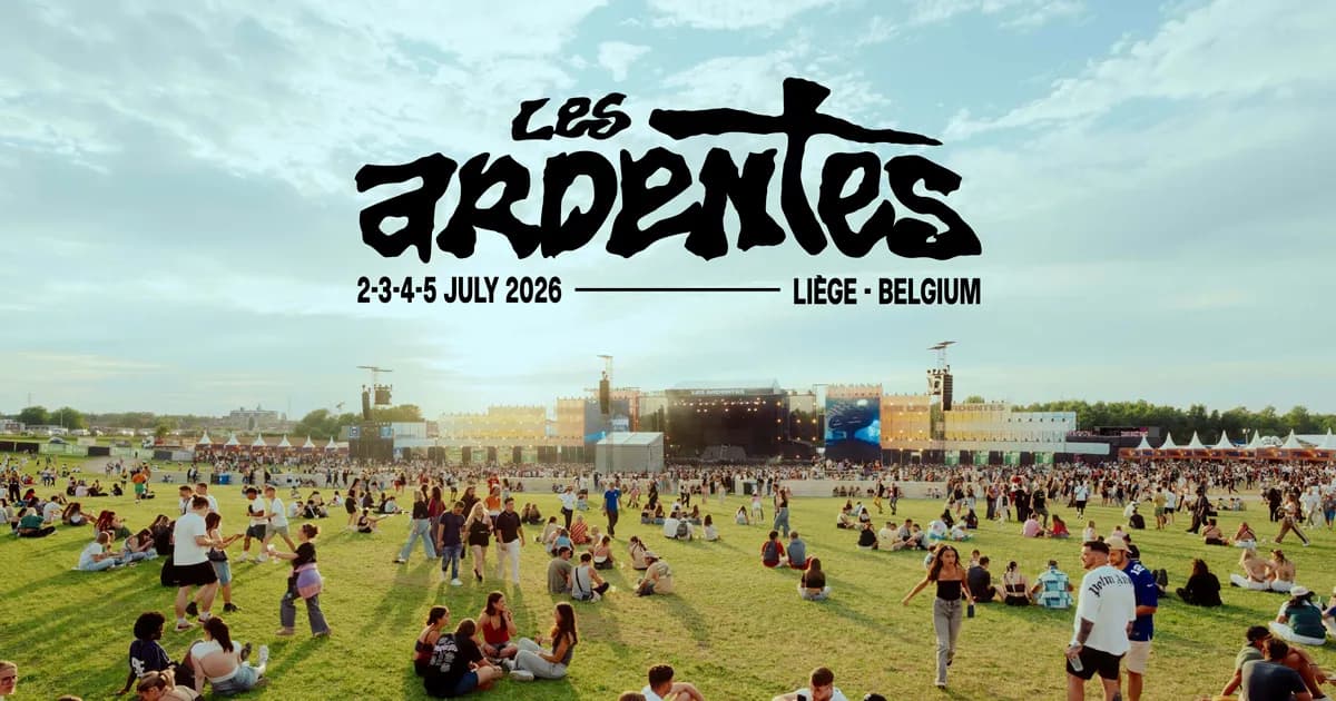 Article cover: Les Ardentes 2026: Full Lineup Revealed for 20th Anniversary Edition