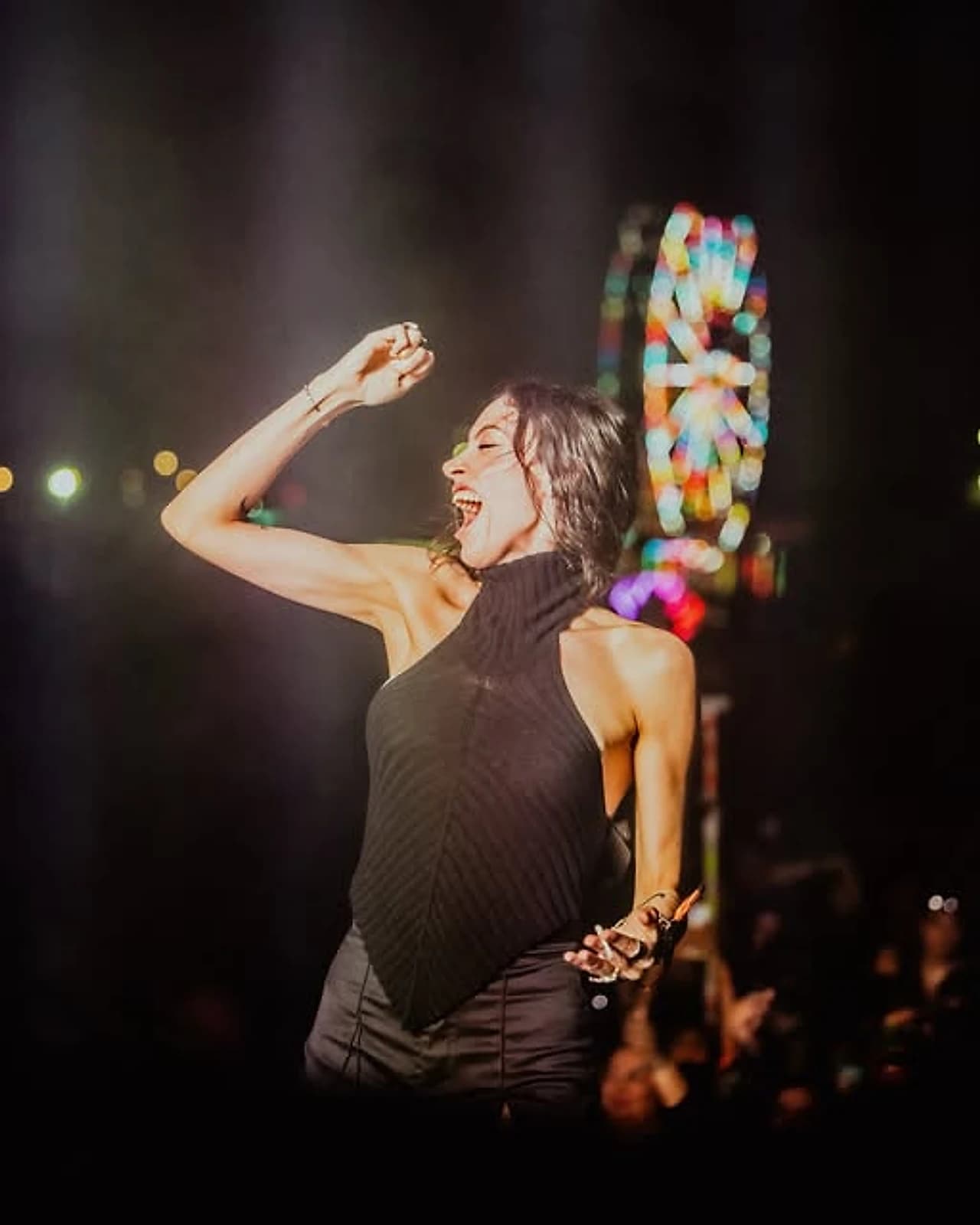 Sara Landry mid-set. Kuala Lumpur is one stop on a 2026 run that also includes Ultra Miami, Coachella and Movement Detroit.