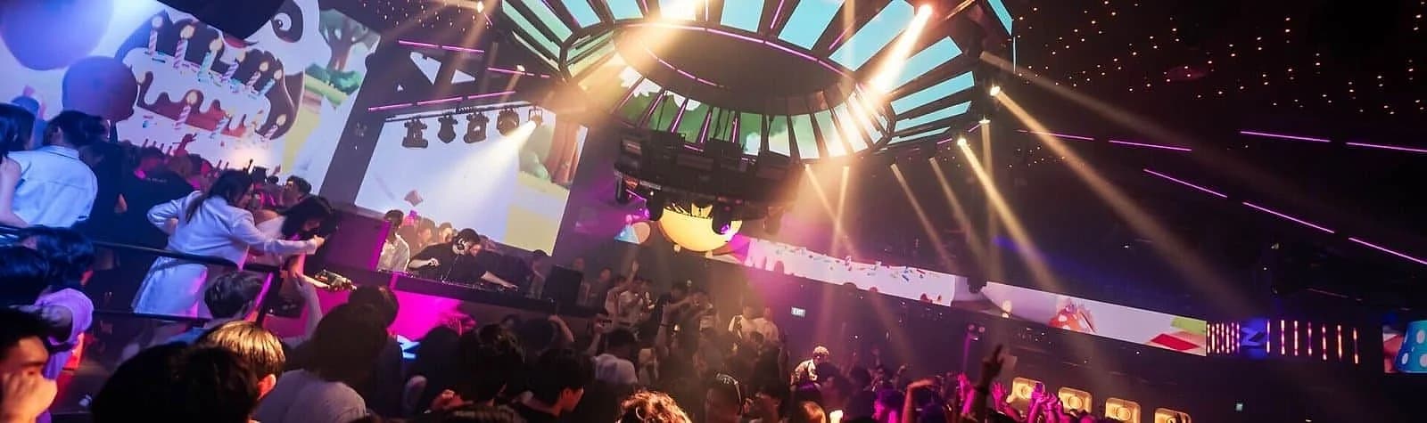 Zouk's rebuilt mainroom, reopened June 2026 for the club's 35th anniversary.