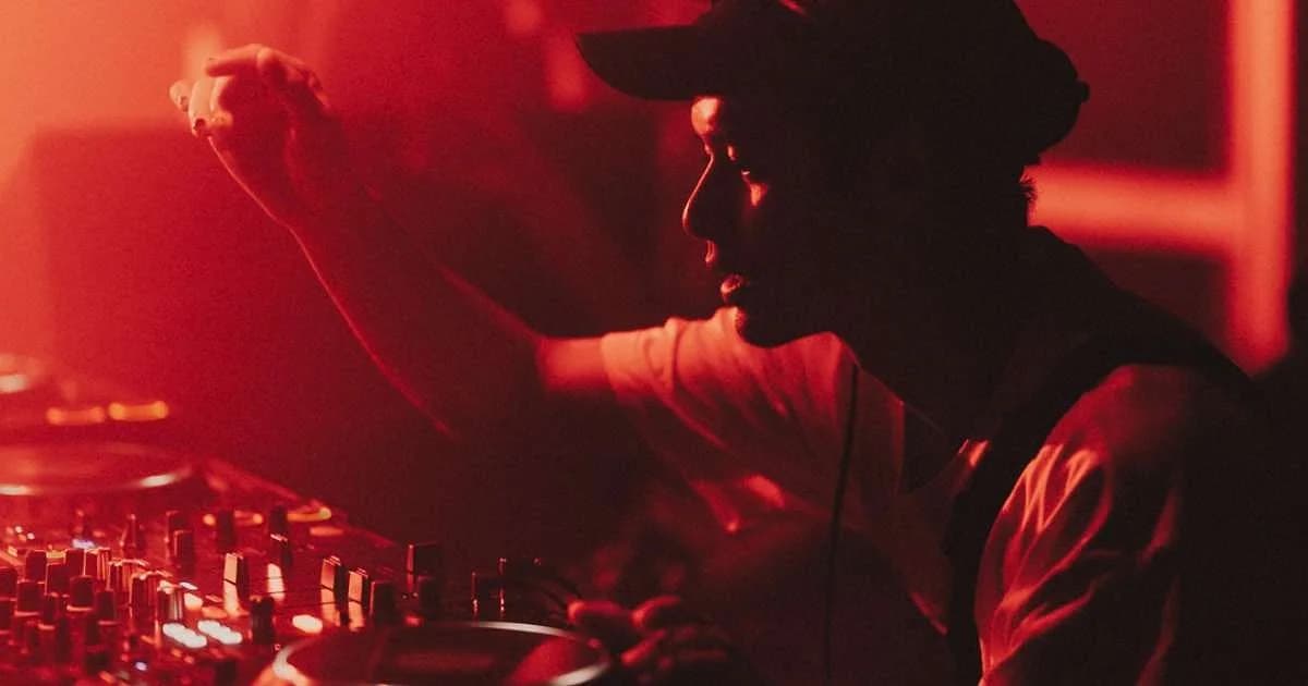 Super Enjoy co-founder Bongomann behind the decks.