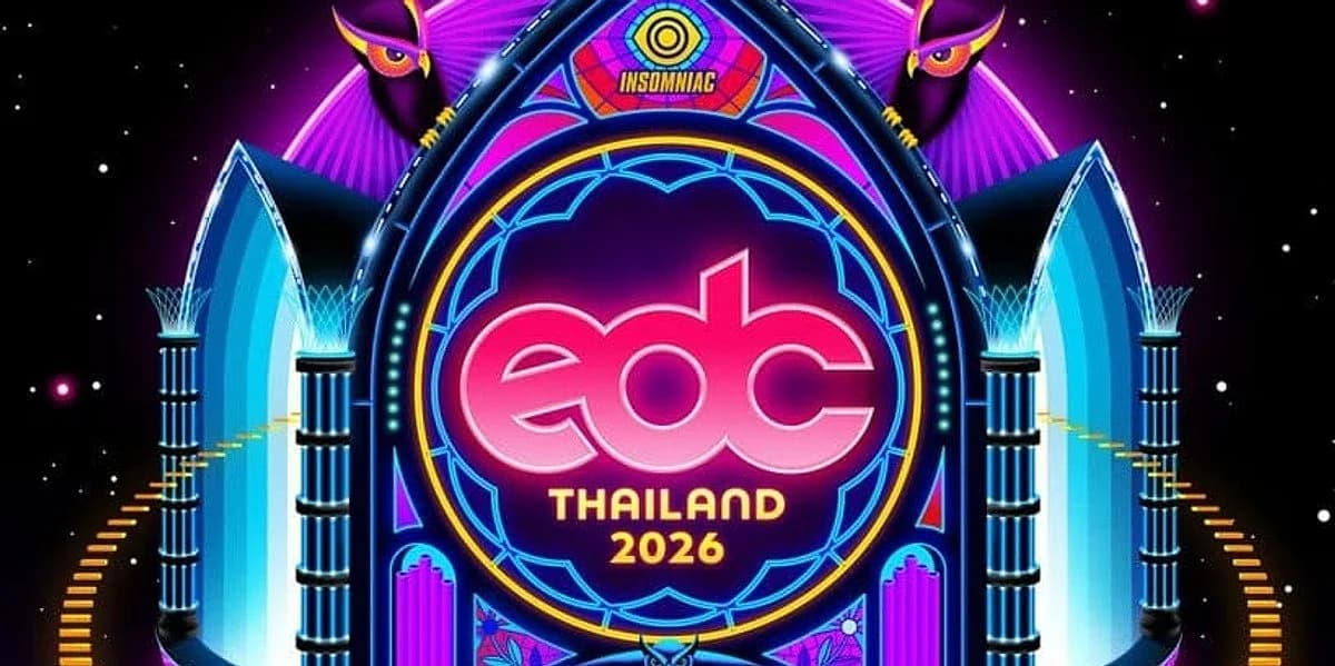EDC Thailand's December 2026 edition runs December 18 to 20 at Rhythm Park, Laguna Phuket.