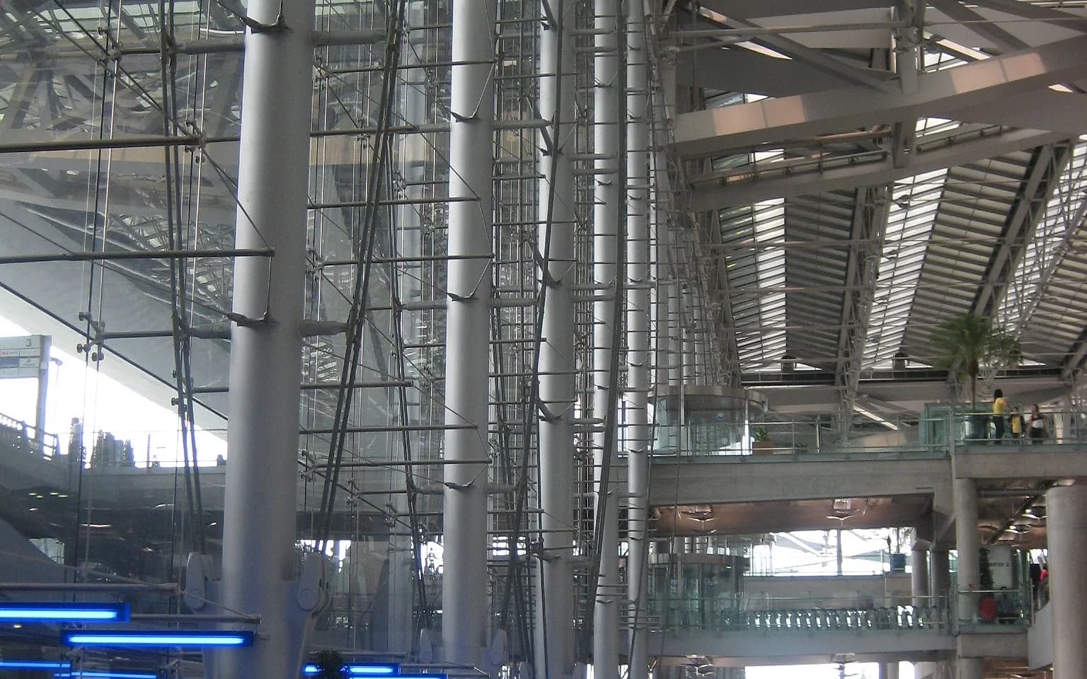 Suvarnabhumi Airport's arrival hall, where every visa and TDAC check starts before anyone gets near a dancefloor.